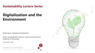 Link to Sustainability lecture
